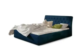 lozko-140-milano-stelaz-drewniany-granatowy