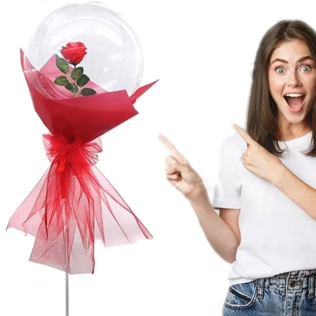 wieczna-roza-w-balonie-balon-z-roza-ze-swiatlem-led-prezent-na-wesele-slub