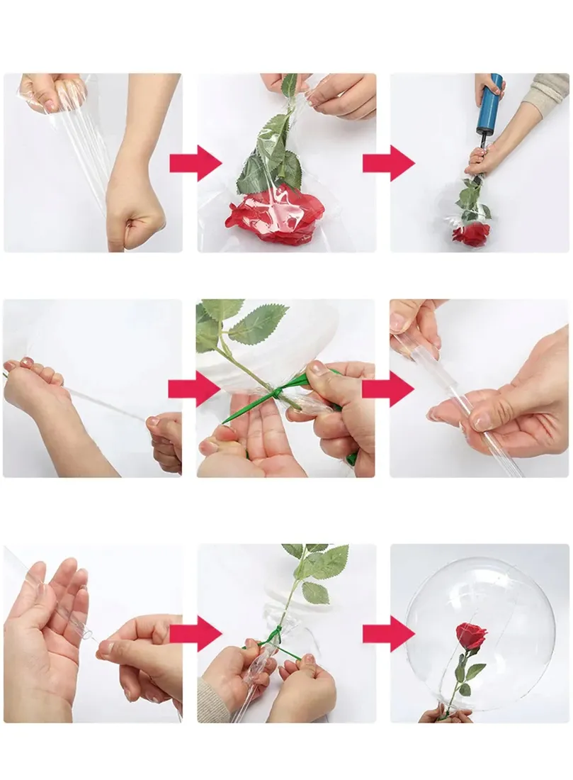 wieczna-roza-w-balonie-balon-z-roza-ze-swiatlem-led-prezent-na-wesele-slub