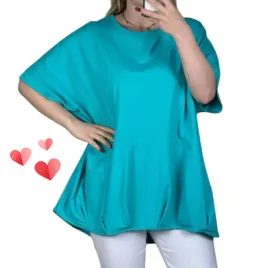 gladka-tunika-damska-plus-size-bawelna-codzienna-bombka-luzna-54-56-7xl-8xl