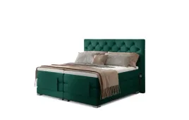 lozko-kontynentalne-180-clover-z-funkcja-relaksu-elektrycznego-zielony