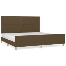 vidaxl-rama-lozka-bez-materaca-ciemnobrazowa-200x200-cm-tkanina