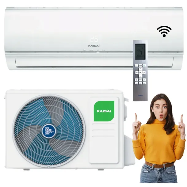 Klimatyzacja ścienna KAISAI ECO 5,3kW 50m2 WIFI WYDAJNY 2025 GRZAŁKA