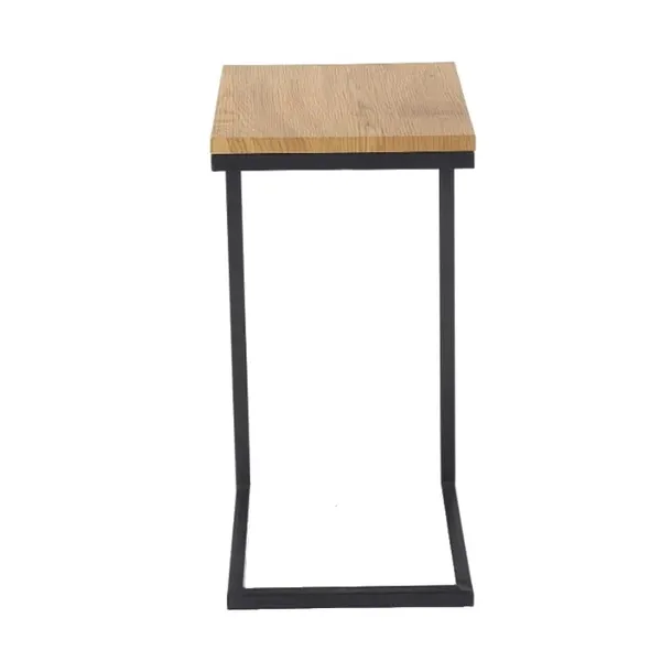 stolik-kawowy-halmar-nisa-40x30x60-cm-dab-zloty-czarny-mdf-stal-kolekcja-nisa