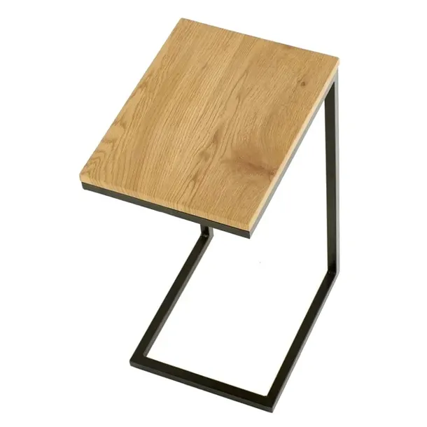 stolik-kawowy-halmar-nisa-40x30x60-cm-dab-zloty-czarny-mdf-stal-marka-halmar