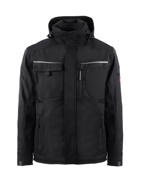 Kurtka robocza zimowa MĘSKA softshell Engelbert Strauss motion Czarny XXL