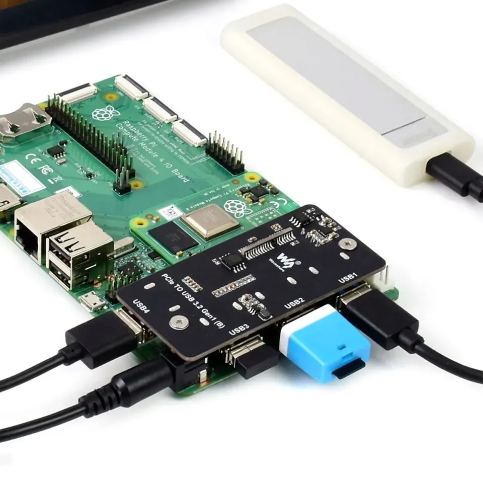 adapter-pcie-na-4x-usb-3-2-gen1-do-raspberry-pi-cm4-waveshare-18899