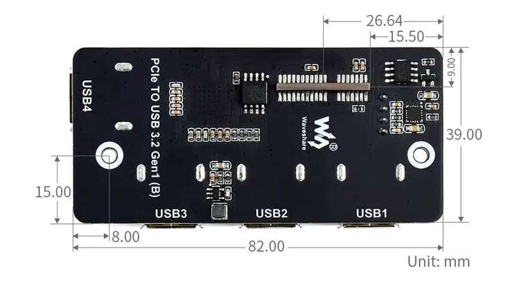 adapter-pcie-na-4x-usb-3-2-gen1-do-raspberry-pi-cm4-waveshare-18899-producent-waveshare