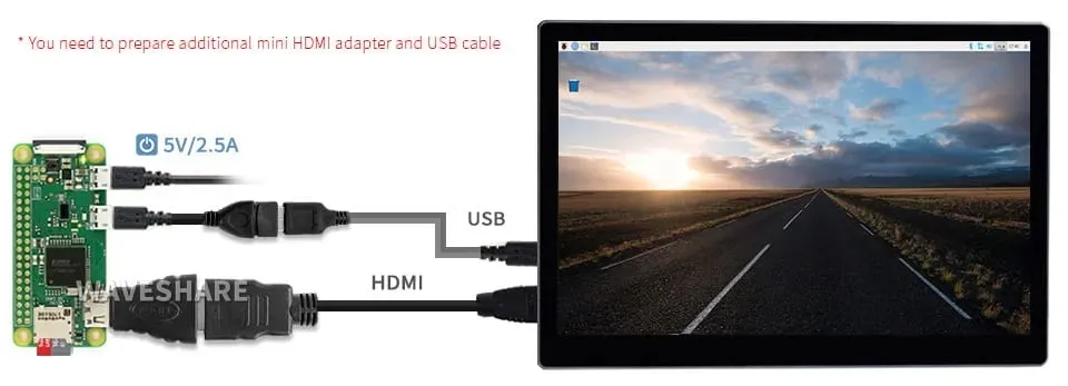modul-wyswietlacza-dotykowego-9-cali-dla-raspberry-stan-nowy