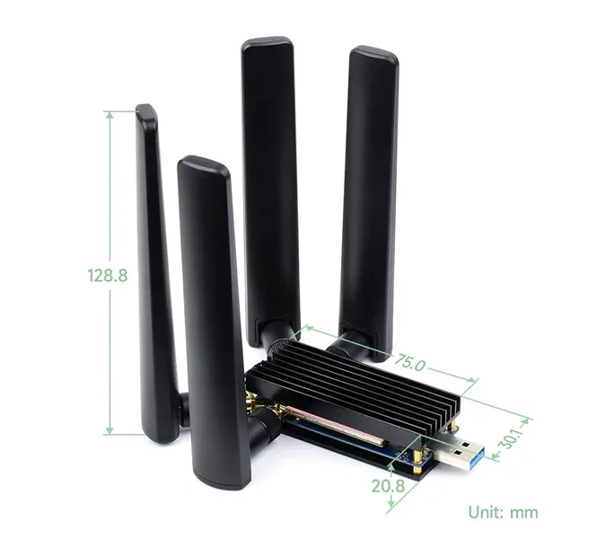 adapter-usb-m-2-do-modulow-simcom-i-quectel-5g-rodzaj-modul-rozszerzajacy-stan-opakowania-oryginalne