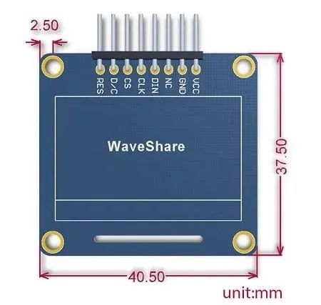 wyswietlacz-oled-1-3-niebieski-producent-waveshare