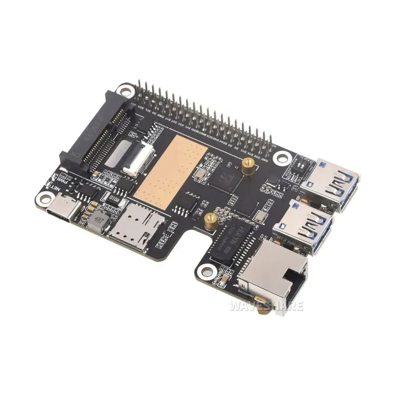 pcie-do-minipcie-gsm-gps-ethernet-usb-3-2-hat-4g-dla-raspberry-pi-5