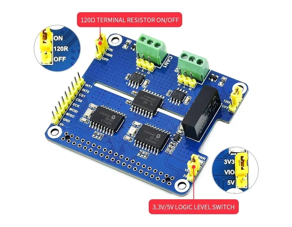 hat-can-2-kanaly-dla-raspberry-pi-mcp2515