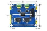 hat-can-2-kanaly-dla-raspberry-pi-mcp2515-kod-producenta-2-ch-can-hat-waveshare-17912-producent-waveshare