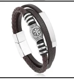 skorzana-bransoletka-meska-elegancka-stal-nierdzewna-316l-czarna-premium