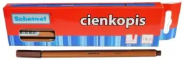 cienkopis-pisak-mazak-0-4-mm-schemat-szkolny-biurowy-wydajny-mocny-brazowy