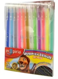 dlugopisy-zelowe-kolorowe-inspiria-opakowanie-12-kolorow-intensywne-szkolne