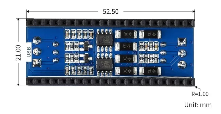 adapter-rs485-dla-raspberry-pi-pico-dwa-kanaly-rodzaj-modul-rozszerzajacy-stan-nowy
