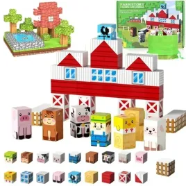 klocki-magnetyczne-szesciany-108-szt-farma-klocki-piksele-konstrukcyjne