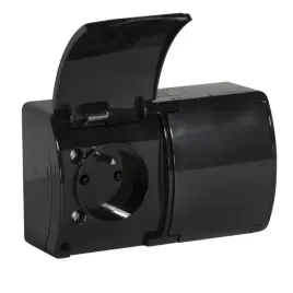 koala-gniazdo-podwojne-z-klapka-uziemieniem-natynkowe-ip44-czarne-n-t