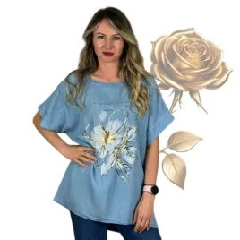 jeansowa-tunika-damska-zloty-kwiat-luzna-wygodna-bluzka-44-46-2xl-3xl