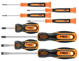 neo-04-194-wkretaki-plaskie-krzyzowe-srubokrety-magnetyczne-zestaw-8-sztuk