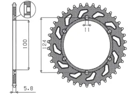 sunstar-zebatka-tylna-1027-45-ducati-monster-696-08-13-jtr735-45-lanc