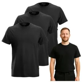koszulka-meska-bawelniana-t-shirt-roboczy-bhp-snickers-2502-czarna-3-pak-m
