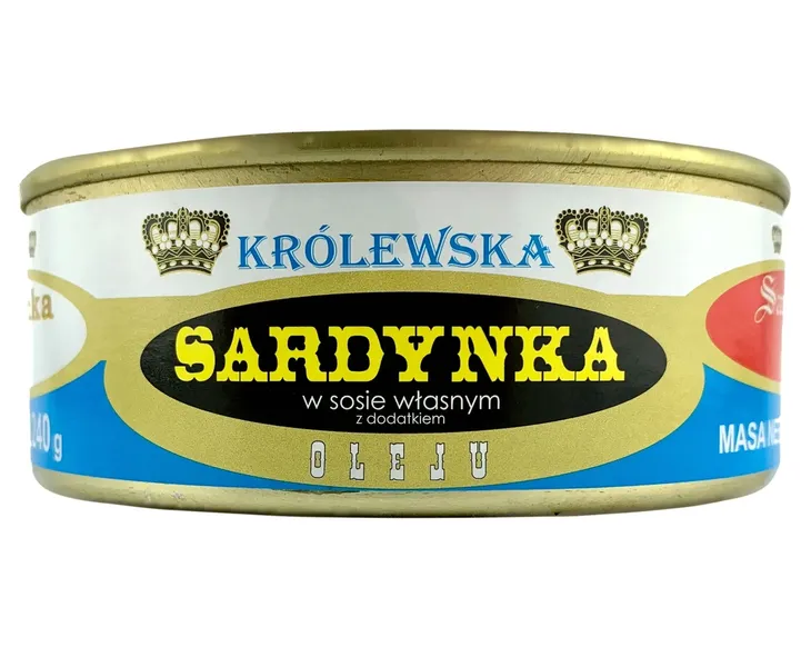 Sardynka królewska w sosie własnym z olejem Petropat 0,24 kg