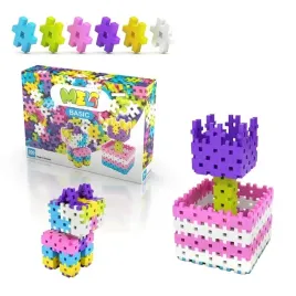 klocki-konstrukcyjne-wafle-meli-basic-pink-300-el-pastelowe-roz-puzzle-3d