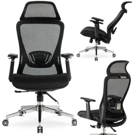 obrotowy-fotel-czarny-biurowy-ergonomiczny-regulowany-gaming-litos