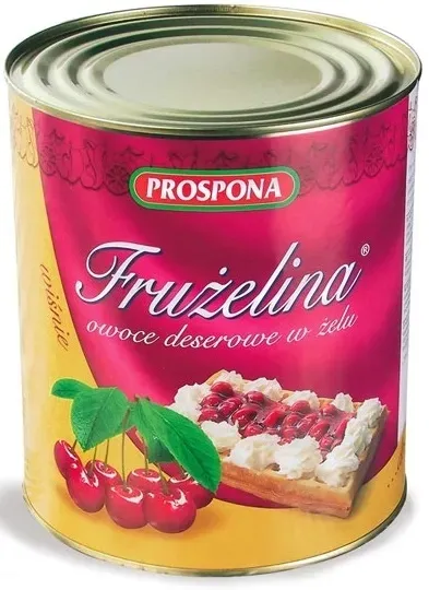 Wiśnie w Żelu Frużelina Prospona 0,38kg