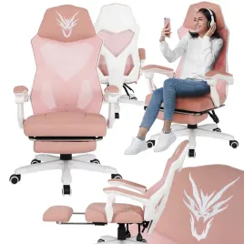 fotel-do-grania-rozowy-gamingowy-obrotowy-z-podnozkiem-bing