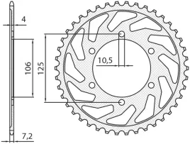 sunstar-zebatka-tylna-4529-49-triumph-675-06-16-jtr2014-49-lanc-525