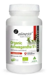 aliness-organic-ashwagandha-5percent-ksm-66-200mg-x-100-vege-caps