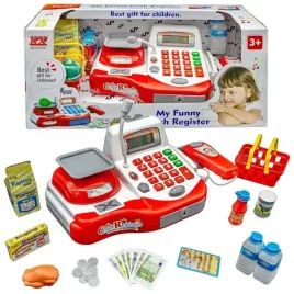 supermarket-sklep-kasa-fiskalna-produkty-skaner-koszyk-mikrofon-waga-monety