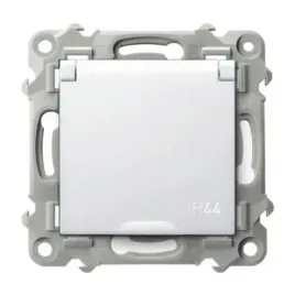 gniazdo-bryzgoszczelne-pojedyncze-z-uziemieniem-biale-z-klapka-ospel-szafir