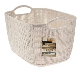 koszyk-plastikowy-35x29x13-cm-bezowy-pleciony-i-praktyczny-z-uchwytami