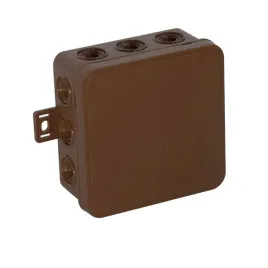 puszka-elektryczna-natynkowa-hermetyczna-85x85x41-mm-ip54-brazowa
