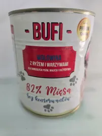 karma-dla-psa-wolowina-z-ryzem-i-warzywami-82percent-miesa-bufi-830g-podrobex