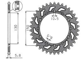 sunstar-zebatka-tylna-236-40-245-40-honda-nx-650-95-01-yamaha-xj-6-09-15
