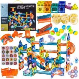 klocki-magnetyczne-swiecacy-tor-kulkowy-zjazd-dla-kulek-110el-duzy-zestaw