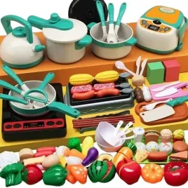 zestaw-dzieciecych-akcesoriow-kuchennych-90el-indukcja-zielony-w086