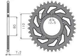 sunstar-zebatka-tylna-4350-45-honda-vt-600c-shadow-90-07-xrv-750-africa