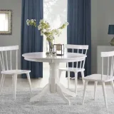 stol-okragly-rozkladany-halmar-gloster-106-cm-bialy-mdf-drewno-stan-nowy