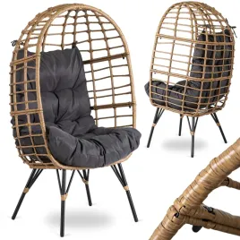 kokon-ogrodowy-szary-fotel-rattanowy-wypoczynkowy-na-taras-ogrod-madison