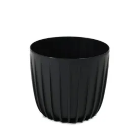 doniczka-oslonka-niska-mira-200-recycled-czarna-lamela