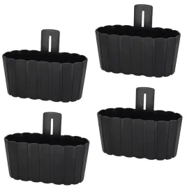 doniczka-scienna-wiszaca-na-sciane-rustykalna-antracyt-28-cm-zestaw-4-szt