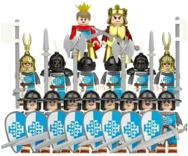rycerze-krol-krolowa-figurki-armia-16-sztuk