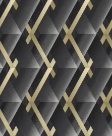 tapeta-183904-grandeco-zmywalna-geometryczna-czarna-w-zlote-linie-fliz